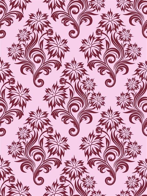 Papel De Parede Floral Sem Emenda Do Vetor Ilustração do Vetor