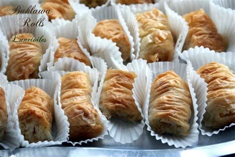 baklawa en bâtonnets Amour de cuisine