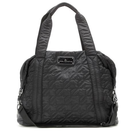 Lyst Adidas By Stella Mccartney Quilted Gym Bag In Black