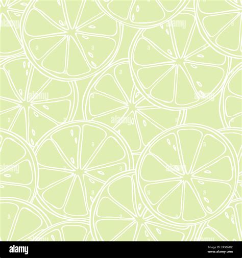 Vector Illustrations Of Lemons And Leaves Tropical Seamless Pattern With Yellow Lemons Fruit