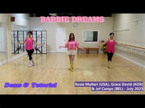 BARBIE DREAMS Line Dance Dance Teach Regina Cheung YouTube