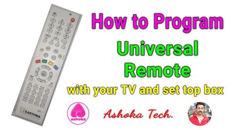 How To Set Up Universal Remote By Ashokatech Youtube