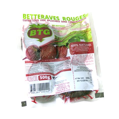 Betterave Cuite En Sachet 500 Grs 914 Les Halles Joli Mai