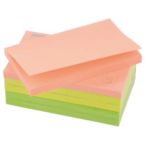 Notes Repositionnables Adhésives 6 Blocs De 100 Feuilles Fiducial