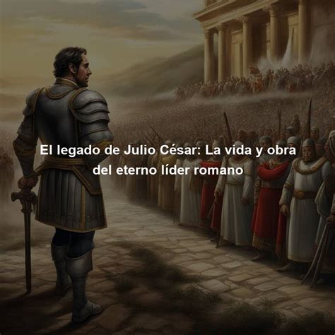 El legado de Julio César La vida y obra del eterno líder romano