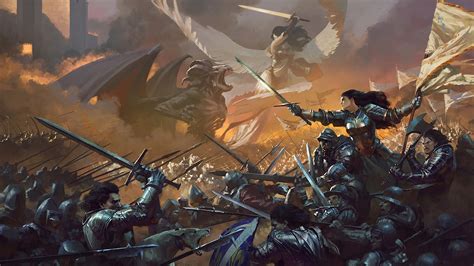 Epic Army Fantasy Battle K Hd Wallpaper Rare Gallery