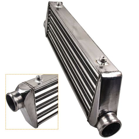 Universal Intercooler Front Mount Intercooler 2 5 Inlet Outlet 21 X 7