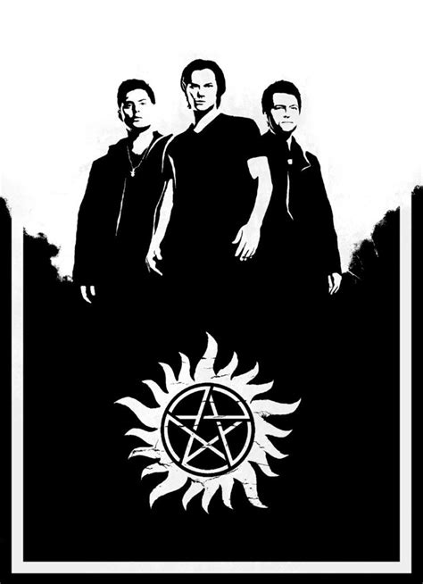 Supernatural Trio Poster By Thavengersinitiative Supernatural Art Supernatural Drawings