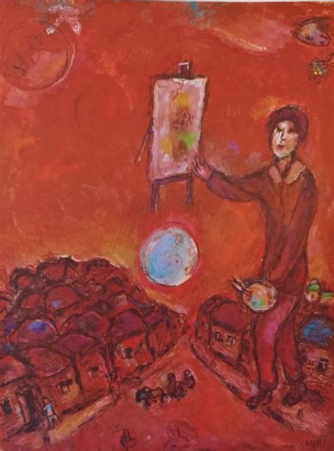 Marc Chagall 1887 1985 After Le Chevalet Catawiki