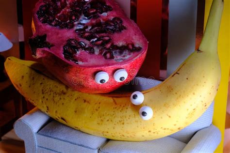 Sex On Couch Concept Stock Photo Image Of Fruit Romance