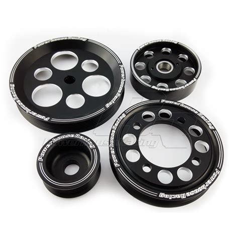 PHR 4 Piece Billet Aluminum Pulley Kit W Idler For 1jz 2jz Non VVT I