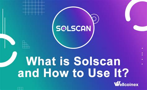 What is SolScan? - Wellcoinex