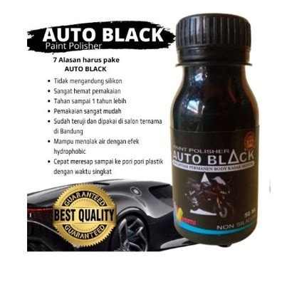 Jual Penghitam Body Kasar Motor Permanen Auto Black Paint Polisher 30