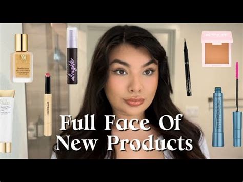 Full Face Of First Impressions Trying New Makeup Products YouTube