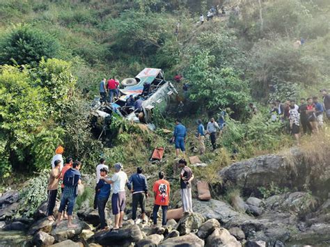 At Least 36 Killed In Uttarakhand Bus Accident Khabarhub