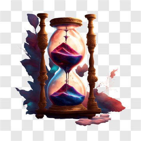 Download Shattered Hourglass Artistic Representation Png Online Creative Fabrica