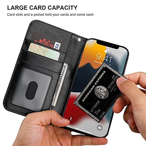 Bocasal Detachable Wallet Case For Iphone 13 Rfid Blocking Card Slots