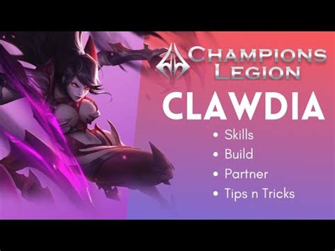 Clawdia Assassin Guide Champions Legion YouTube