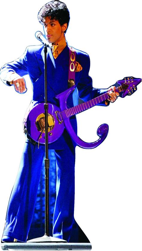 Prince Purple Tall Life Size Cardboard Grelly Uk