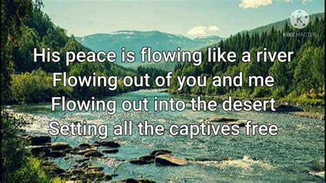 His Peace Is Flowing Like A River Instrumental Youtube