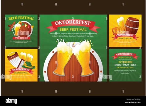 detailed oktoberfest banner collection vector design illustration Stock Vector Image & Art - Alamy