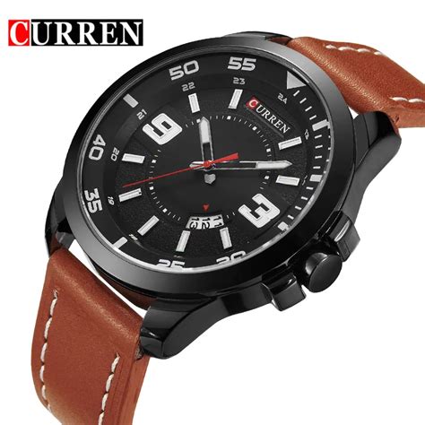 Original Curren Marca De Luxo Rel Gio Masculino Prova Dwaterproof