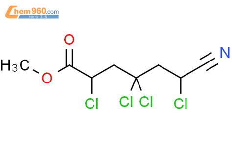 67001 94 9 HEXANOIC ACID 2 4 4 6 TETRACHLORO 6 CYANO METHYL ESTER化学式