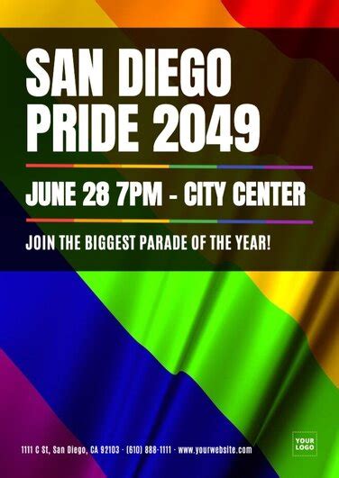 Pride Day Poster And Flyer Templates