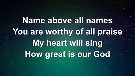 How Great Is Our God Chris Tomlin Lyric Video Instrumental Youtube