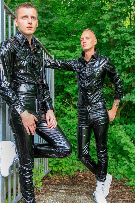 Pvc Long Sleeved Shirt Mit Bildern Bekleidung Herren Männer