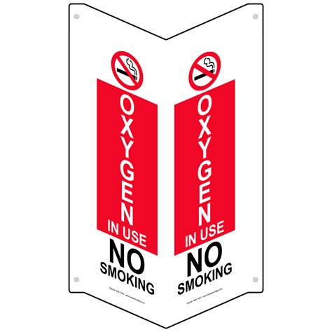 Oxygen In Use No Smoking Sign Nhe Tri Medical Facility