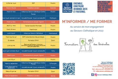 Calendrier Des Formations D L Gation De L Allier Du Secours