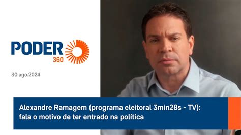 Alexandre Ramagem Programa Eleitoral 3min28s TV Fala O Motivo De