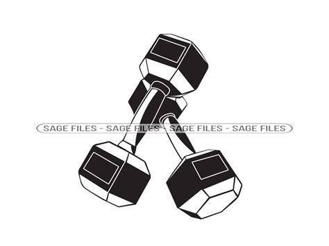 Dumbbell 3 Svg Dumbbell Svg Hantel Svg Workout Svg Dumbbell Clipart