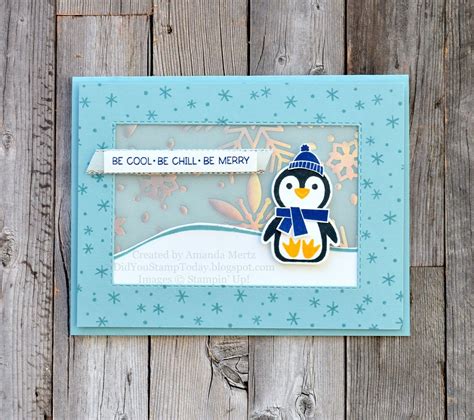 Frosty Penguin Stampin Up Penguin Place Cards Stampin Up Winter