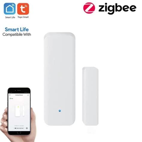 Pc D Tecteur Ouverture Fermeture De Porte Intelligent Tuya Zigbee