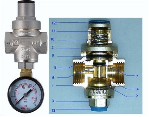Квартирные регуляторы давления воды - Інженерна сантехніка Valtec