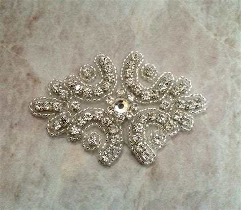 Rhinestone Applique Rhinestone Iron On Applique Iron On