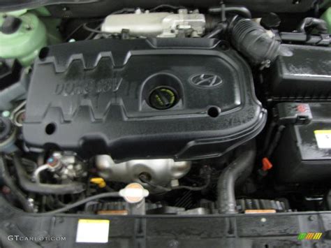 2008 Hyundai Accent GS Coupe 1 6 Liter DOHC 16V VVT 4 Cylinder Engine