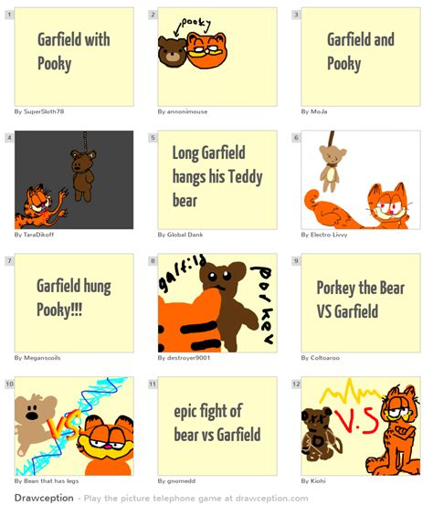 Garfield with Pooky - Drawception