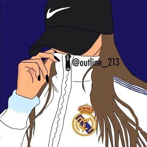 Real Madrid Profile Football Girls Football Art Girls Cartoon Art