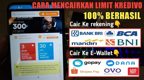 Cara Mencairkan Limit Kredivo Ke Dana Rekening Terbaru Berhasil