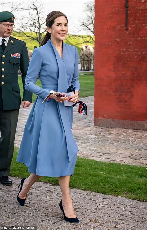 Crown Princess Mary Of Denmark Looks Elegant As She Attends Parade