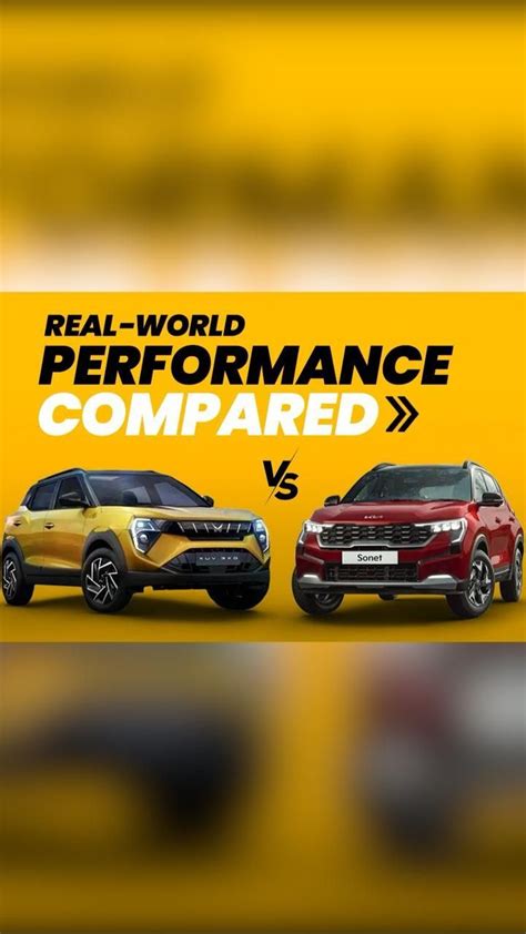 In 6 Pics Mahindra Xuv 3xo Vs Kia Sonet Real World Performance Comparison