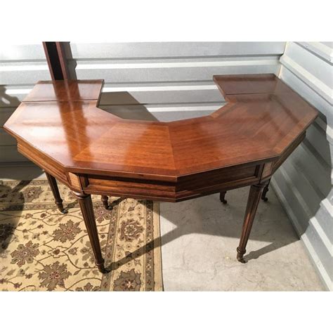 Vintage Thomasville Drop Leaf Horseshoe Desk Chairish