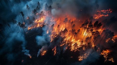 Premium Photo Natural Disaster Forest Fire Wildfires