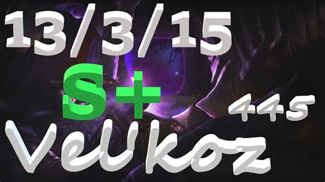 Velkoz Ranked 13315 S Velkoz Lol 445 Game Winning Youtube