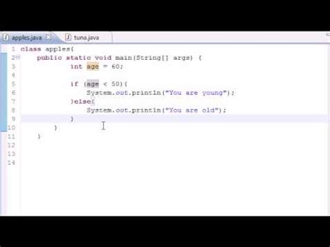 Java Programming Tutorial Nested If Statements Youtube