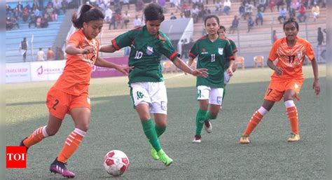 India Lose 0 1 To Bangladesh In Saff U 19 Womens Championship Football News Times Of India