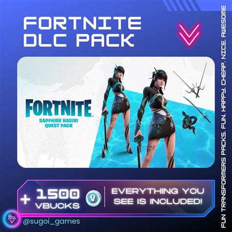 Sapphire Hagiri Quest Pack Fortnite Dlcadd On Login Required